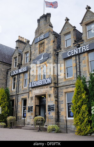 Le centre ville et le parc de Loch Ness, Ecosse, Royaume-Uni Banque D'Images