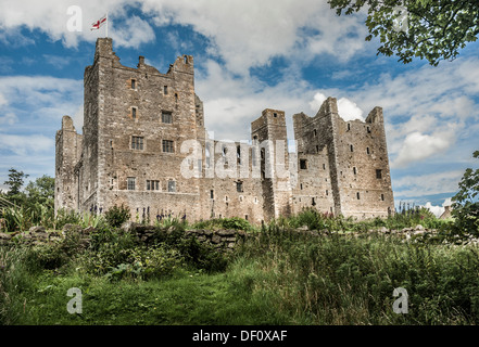 Bolton Castle dans le Yorkshire du Nord. L'un des pays les mieux conservés châteaux médiévaux Banque D'Images