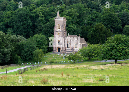 Église St Etheldreda West Quantoxhead, Exmoor, Somerset, Angleterre, Royaume-Uni. L'église de St Etheldreda a été reconstruite en 1854 en grès. Banque D'Images