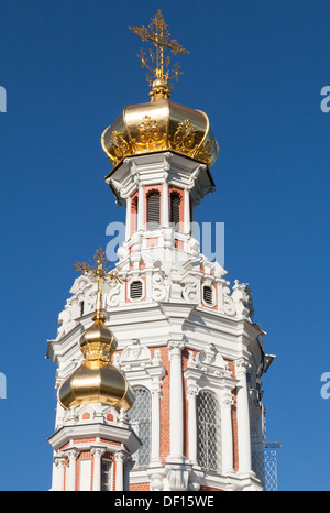 Église de la résurrection dans le cimetière de Smolensk, Saint-Pétersbourg, Russie Banque D'Images