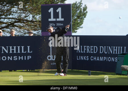 Carnoustie Écosse, Royaume-Uni. Septembre 26, 2013. Paul Casey, au cours de la première ronde de la Dunhill Championship, Golf Du Carnoustie, Carnoustie. Credit : Action Plus Sport Images/Alamy Live News Banque D'Images