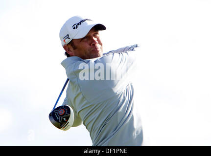 Carnoustie Écosse, Royaume-Uni. Septembre 26, 2013. Jacques Kalis, au cours de la première ronde de championnat de golf de la Dunhill, du Carnoustie, Carnoustie. Credit : Action Plus Sport Images/Alamy Live News Banque D'Images