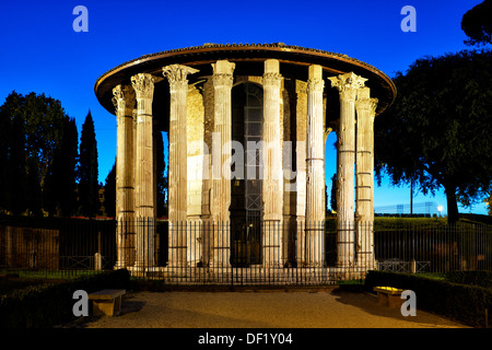 Temple d'Hercule Victor, Rome, Italie Banque D'Images