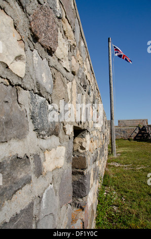 Le Canada, le Manitoba, de Churchill, de Parcs Canada. Lieu historique national du Canada, le Fort Prince-de-Galles. Banque D'Images