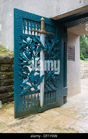 Porte d'entrée de la Tranchée des bayonnettes Banque D'Images