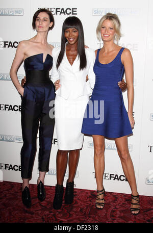 Londres, Royaume-Uni. 26 août, 2013. Erin O'Connor, Naomi Campbell et Caroline Winberg Face à l' événement de lancement à la Royal Opera House, Covent Garden, Londres - 26 septembre 2013 Photo de Keith Mayhew Crédit : KEITH MAYHEW/Alamy Live News Banque D'Images