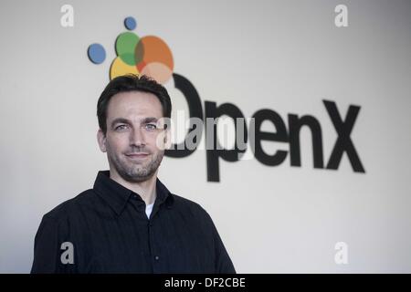 18 septembre 2013 - Los Angeles, Californie, États-Unis - John Murphy, vice-président de la qualité du marché, d'OpenX. (Crédit Image : © Chiu/ZUMAPRESS.com) Ringo Banque D'Images