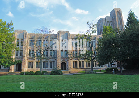 Vue avant de l'Arthur Jordan Memorial Hall sur le campus de l'Université Butler Banque D'Images