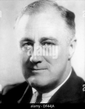 Franklin Delano Roosevelt (1882-1945), 32e président des États-Unis, Portrait, circa 1930 Banque D'Images