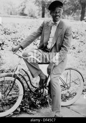 Morgan Freeman, sur-ensemble du film, 'Driving Miss Daisy', Photo par Sam Young Emerson, le Zanuck Company avec la distribution par Warner Bros., 1989 Banque D'Images