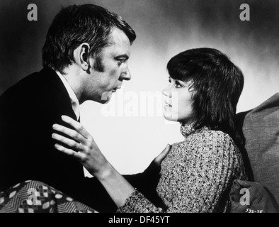 Jane Fonda et Donald Sutherland, On-Set du film, "Klute", 1971 Banque D'Images