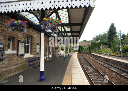 La gare d'Aberdour dans Fife Ecosse Banque D'Images