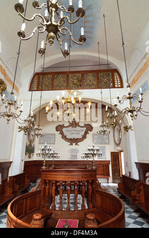 Synagogue de l'historique village perché de Pitigliano, Italie. Banque D'Images