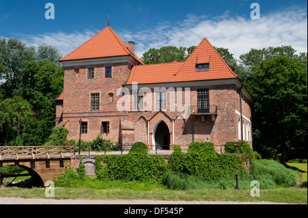 Oporow Château (b. 1434-1449), Pologne Banque D'Images