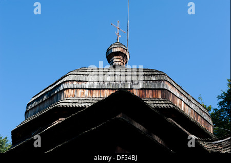 Église de l'Ascension de Notre Seigneur, Ulucz, Gmina Dydnia, Minsk County, la Ruthénie Subcarpatique Voivodeship, dans le sud-est de la Pologne Banque D'Images