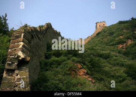 L'original de l'écologie de la grande muraille de Chine du nord Banque D'Images