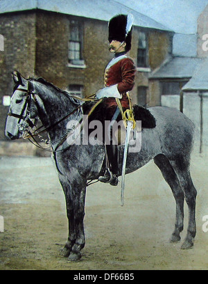 Le Sergent Major dans la 2e période Victorienne Dragoon Guards Banque D'Images