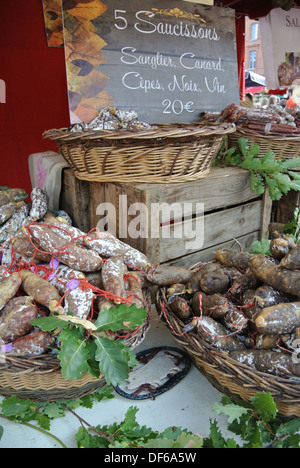 Marché de producteurs le dimanche à Toulouse Banque D'Images