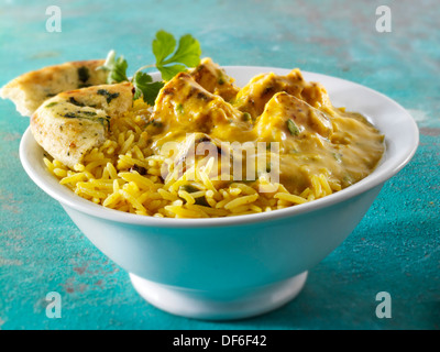 Curry de poulet Korma Banque D'Images