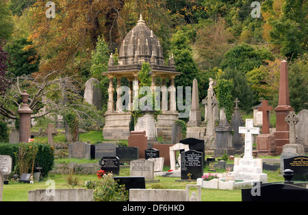 Crémoécrémoépas,Cimetière,UK Bristol construit en 1837, il a de nombreux élèves de 11 bâtiments classés monuments et tombes,. un décès au Royaume-Uni bury enterré Banque D'Images