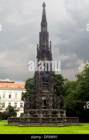 Monument à l'Empereur Franz-1 à Prague Banque D'Images