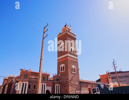 Agdz - petite ville sur le chemin de la désert Zagora au Maroc, l'Afrique Banque D'Images