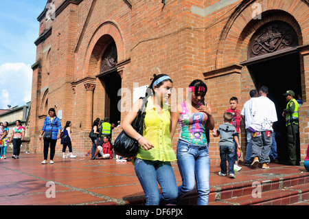 Pâques à Ntra Sra del Rosario Cathedral in GIRARDOTA - Département d'Antioquia. Colombie Banque D'Images