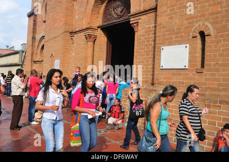 Pâques à Ntra Sra del Rosario Cathedral in GIRARDOTA - Département d'Antioquia. Colombie Banque D'Images