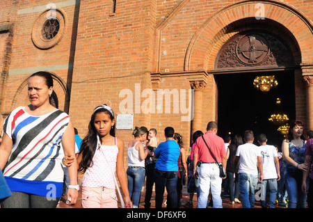 Pâques à Ntra Sra del Rosario Cathedral in GIRARDOTA - Département d'Antioquia. Colombie Banque D'Images