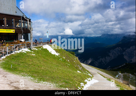Osterfelderkopf Alpspitz Restaurant près de Garmisch-Partenkirchen Allemagne Bavière Banque D'Images