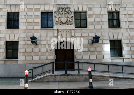 La station de police de la rue Wood, Londres, Angleterre, Royaume-Uni. Banque D'Images