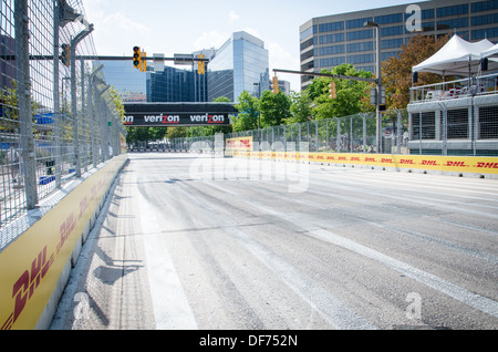 Sur la piste au Grand Prix de Baltimore Banque D'Images