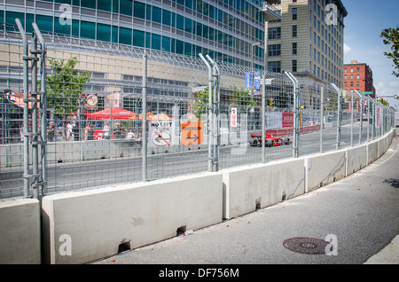 Côté piste au Baltimore Grand Prix Banque D'Images