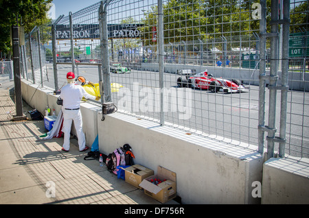 Côté piste au Baltimore Grand Prix Banque D'Images