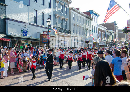 4 juillet Parade dans Annapolis Banque D'Images