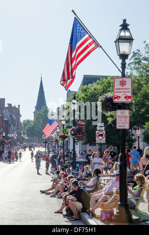 4 juillet Parade dans Annapolis Banque D'Images