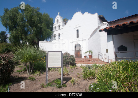 Mission Basilica San Diego de Alcalá, San Diego, CA. Banque D'Images