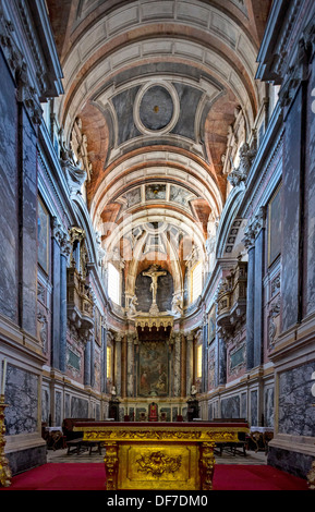 Nef de la cathédrale Sé Basílica de Nossa Senhora da Assunção, Catedral de Évora, Évora, Portugal, District d'Évora Banque D'Images