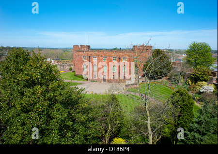 Château de Shrewsbury et Shropshire Regimental Museum, Shrewsbury, Shropshire, Angleterre Banque D'Images