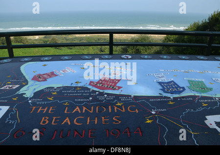 1944 D-Day en Normandie, Omaha Beach. Banque D'Images