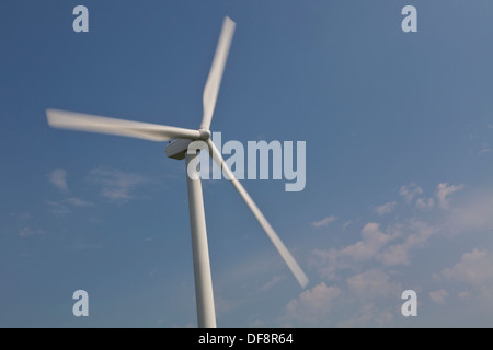 La Fenner Wind Farm est représentée dans le comté de Madison, New York Banque D'Images