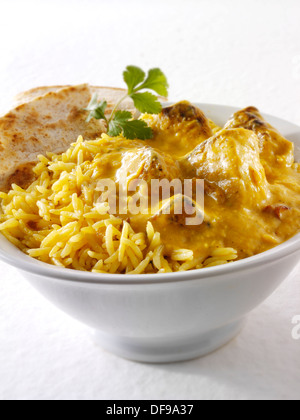 Curry de poulet Passanda Banque D'Images