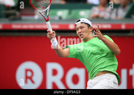 Tokyo, Japon. 06Th Oct, 2013. Tatsuma Ito (JPN), 1er octobre 2013 - Tennis : Rakuten Japan Open Tennis Championships 2013 masculin à Ariake Coliseum, Tokyo, Japon. (Photo de YUTAKA/AFLO SPORT) Credit : AFLO Co.,Ltd/Alamy Live News Banque D'Images