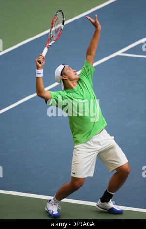 Tokyo, Japon. 06Th Oct, 2013. Tatsuma Ito (JPN), 1er octobre 2013 - Tennis : Rakuten Japan Open Tennis Championships 2013 masculin à Ariake Coliseum, Tokyo, Japon. (Photo de YUTAKA/AFLO SPORT) Credit : AFLO Co.,Ltd/Alamy Live News Banque D'Images