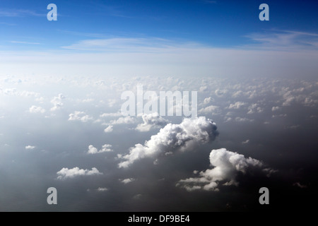 Cumulus moelleux de l'Océan Indien Banque D'Images