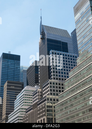 Architecture sur Park Avenue, NYC Banque D'Images