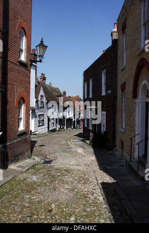 WEST STREET. RYE East Sussex. UK. Banque D'Images