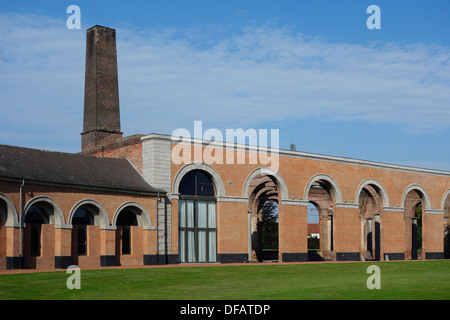 Le Grand-Hornu / Grand Hornu / MAC's, ancien complexe minier de charbon industriel à Bruxelles, Borinage, Hainaut, Belgique Banque D'Images