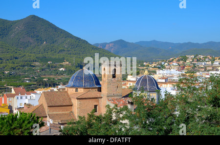 Vue panoramique de la ville de Valencia province, Espagne Banque D'Images