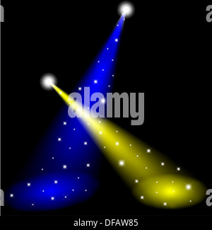 Éclairage de scène Banque D'Images